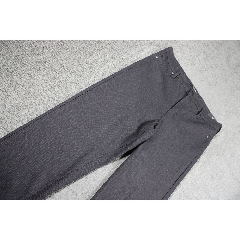 Liverpool Los Angeles Grey Herringbone Five Pocket Trousers Pants Mens 12/31